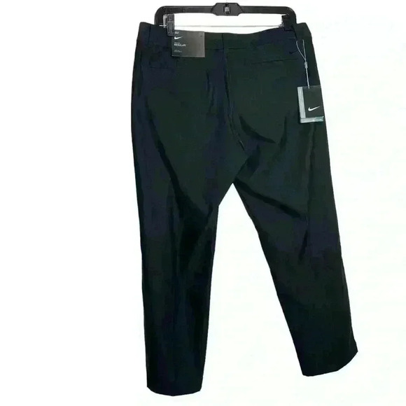 Nike black tour Performance dri-fit straight front Crop Golf Pants Size 12 - Picture 2 of 10